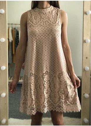 Ажурное платье