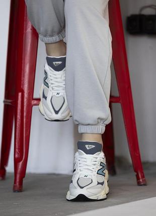 New balance 9060 'white teal'5 фото