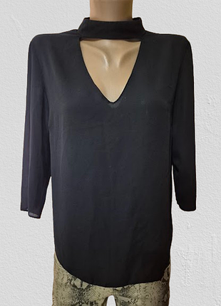 💖💖💖красива чорна жіноча легка кофта, блузка з чокером💖💖💖