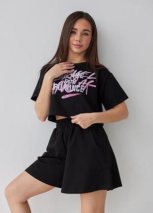 Класний літній костюм для дівчинки