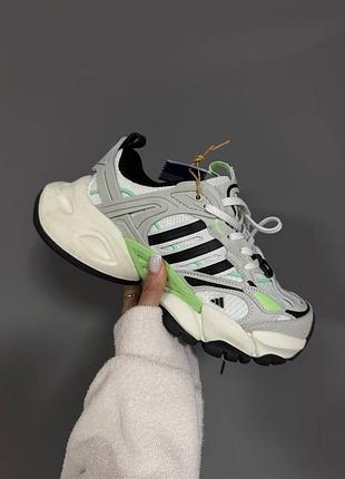 Кроссовки adidas xlg runner white / acid