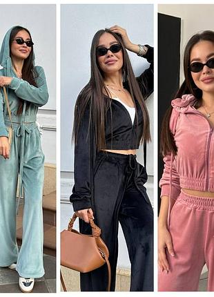 Костюми з преміального велюру ✨ ціна - 685грн✨ 🛍 велика палітра кольорів - барбі, беж, чорний, сіри