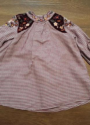 Детское прекрасное платье с вышивкой для малышей next, б/у