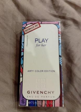 Вода givenchy play for her 75ml.в 197