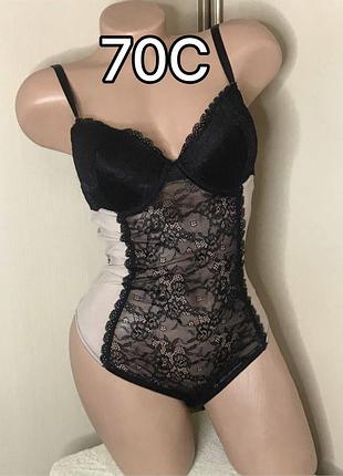 70с шикарне боді з мереживом