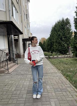 Джинси прямі на високій посадці