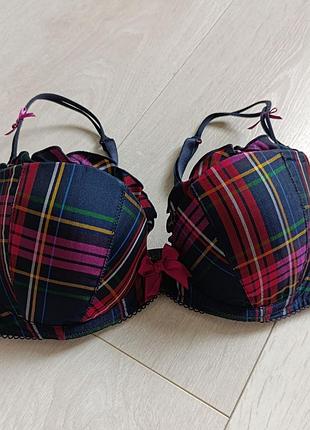 Бюстгальтер гладкий бюст абстрактный лиф m&s 32d 70d