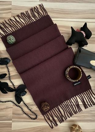 Шикарний кашеміровий шарф 31/150 🐐 lux brand🤎 (швейцарія🇨🇭)