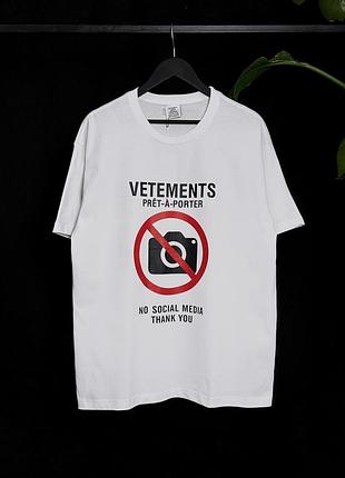 Футболка vetements ветеменс ветмо