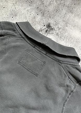 Світшот авангардний distressed allseints xs s m графітовий8 фото