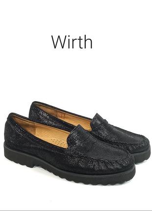 Шкіряні жіночі лофери wirth.