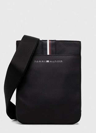 Борсетка tommy hilfiger мужская сумка через плечо