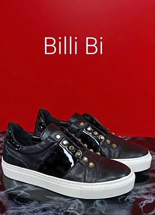 Кожаные женские кроссовки billi bi оригинал