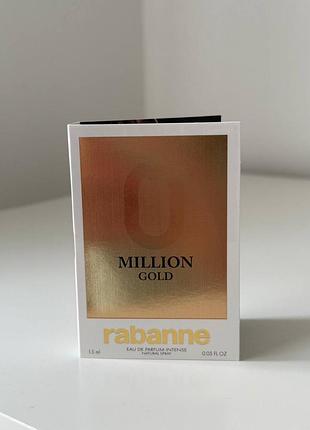 Духи парфюма paco rabanne million gold intense