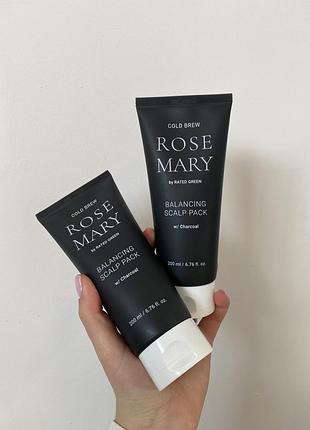 Відновлююча маска для волосся  pore green rosemary
