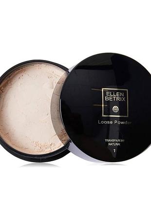 Max factor ellen betrix loose powder 1 transparent natural by max factor пудра