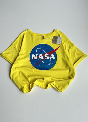 Футболка бавовняна nasa stradivarius
