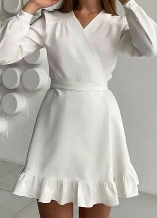 Платье молочное