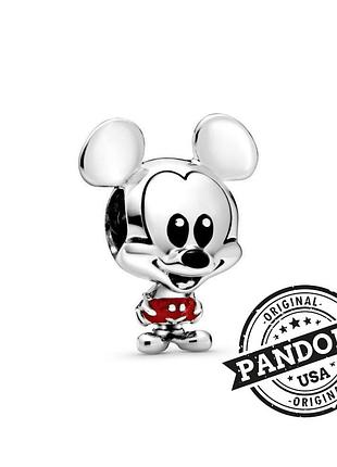 Шарм пандора оригінал сша срібло s925 ale pandora намистина бусіна мікі маус дісней упаковка