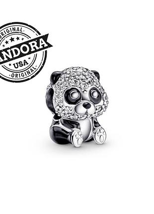 Шарм пандора оригінал сша срібло s925 ale pandora намистина бусіна панда кулон камені упаковка новий