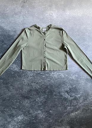 Кофточка топ на гудзиках, h&amp;m, м
