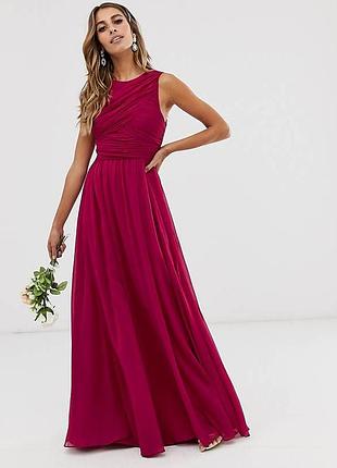 Розкішна максі довга вечірня святкова сукня від asos