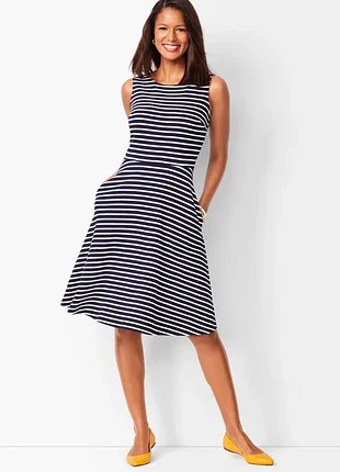 Стильное платье/ платье/сарафан в полоску bhs. Англия