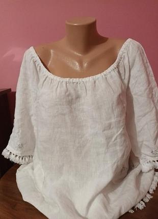 Туника из льна, пляжная