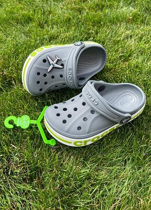 Дитячі крокси сабо crocs bayaband kids original charcoal
