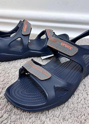 Мужские сандалии swiftwater river sandal navy crocs мужские сандалии crocs swiftwater river sandal