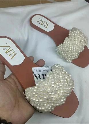 Шлепанцы, шлепки zara