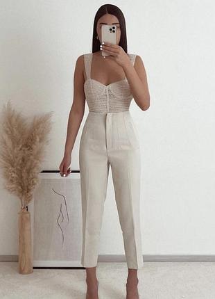 Брюки мом zara stradivarius р.s