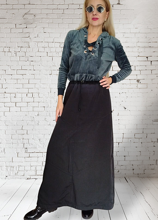 Теплая длинная женская юбка.