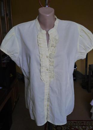 Блуза жовта розмір 16 f&f