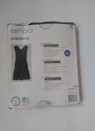 Платье,55% лен,45% коттон, esmara 5