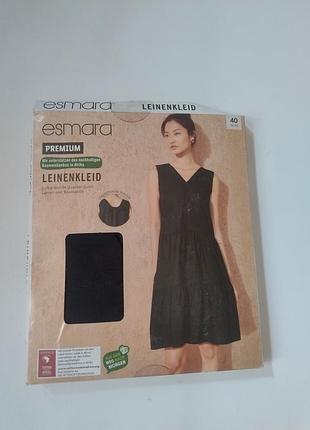 Платье,55% лен,45% коттон, esmara 4