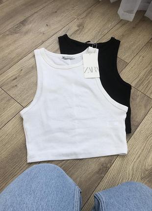 Топ zara в рубчик