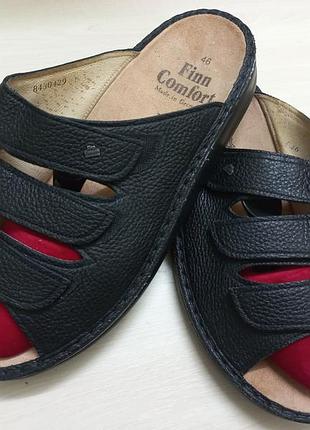 Шлепанцы весна-лето кожа муж. 45-46р finn comfort германии