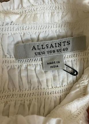 Белое платье allsaints 2