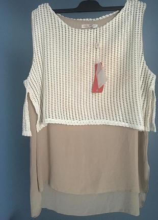 Річна блуза кофта lisa kott італія xl