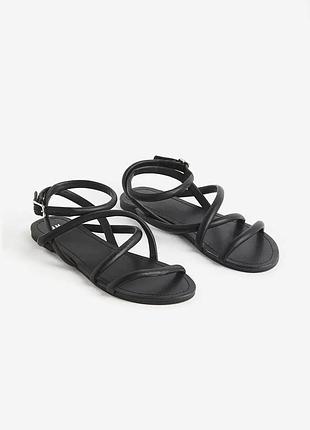 Чорні босоніжки h&m