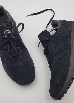 Чоловічі шкіряні оригінальні кросівки нової моделі adidas originals la treiner xlg