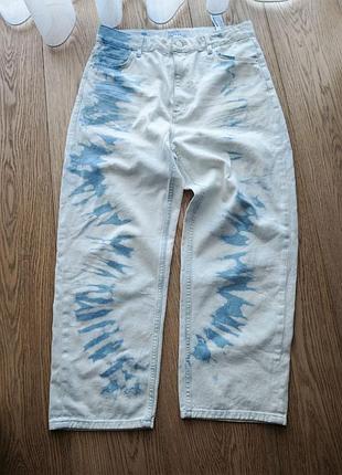 Джинсы bershka straight cropped, размер 38 (mex30)