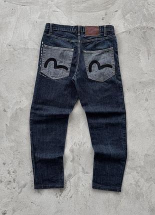 Джинси вінтаж evisu rare denim розмір 32 темно сині
