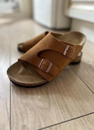 Сандалі birkenstock замшеві