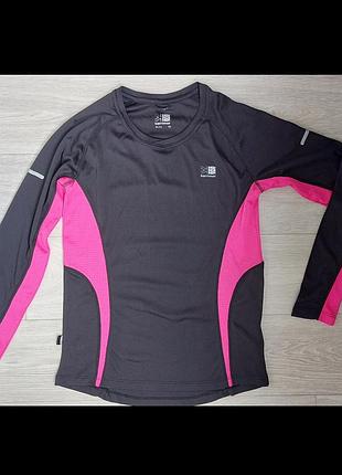 Спортивный лонгслив/ спортивная кофта для бега/велоспорта karrimor, 10 размер (m,l)
