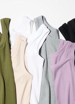 Майка uniqlo оливкова, рожева s