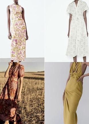 Zara нова з бірками сукня на основі льону9 фото