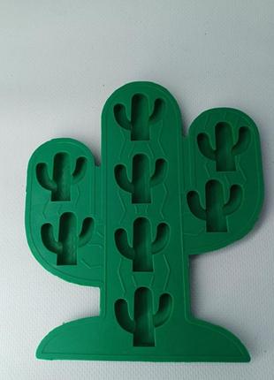 Силиконовая форма для льда кактусы зеленый ernesto