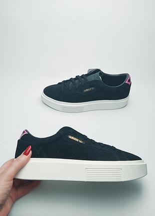 Оригинальные кроссовки кроссовки сникерсы adidas (адидас) sleek super w ef8854 42р
